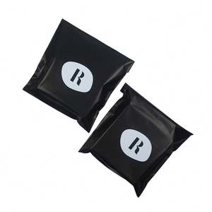 Fabricant chinois, sac d'expédition noir personnalisé avec impression, adhésif puissant, sac d'expédition mat noir avec logo blanc pour l'expédition express - Product Image 4