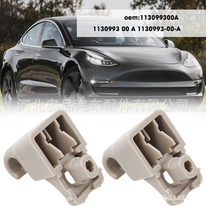 Soporte de Visera Solar para Parabrisas Delantero de Tesla Model 3 y Model Y, Fijación de Plástico y Nylon, Instalación con Elevación - Product Image 3