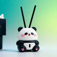 Nouveau diffuseur de parfum 2026 pour voiture, pour usage familial et personnel, flacon mignon en forme de panda, mini 6 ml