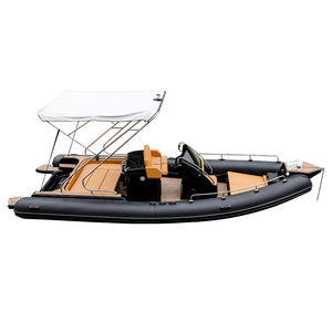 Bote Inflable RIB760 <span class=keywords><strong>de</strong></span> 25 pies con Casco <span class=keywords><strong>de</strong></span> Fibra <span class=keywords><strong>de</strong></span> Vidrio <span class=keywords><strong>de</strong></span> Lujo, Consola Central <span class=keywords><strong>de</strong></span> Alta Velocidad, Tubos <span class=keywords><strong>de</strong></span> Hypalon/PVC, Certificado CE, <span class=keywords><strong>para</strong></span> 12 Personas - Product Image 3