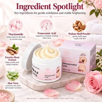 Crème éclaircissante et blanchissante à la niacinamide fermentée pour la zone du bikini, les parties intimes, les genoux foncés, les aisselles et le corps