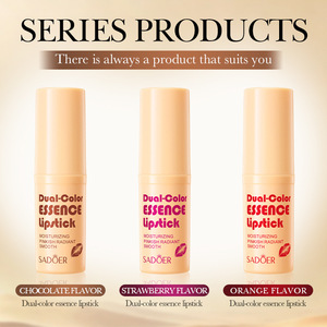 Bálsamo Labial de Doble Color Chocolate 4g, Tratamiento Labial Humectante en Gel Compacto y Lindo con Espejo, Nutre y Repara los <span class=keywords><strong>Labios</strong></span> Secos y Agrietados - Product Image 3