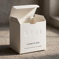 Boîtes d'emballage cosmétiques en carton imprimées sur mesure, texture naturelle, pour crème visage, nettoyant facial, marques de soins de la peau