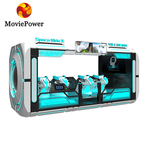 เครื่องเล่น VR Space Ride <span class=keywords><strong>X</strong></span> 9D จำลองรถไฟเหาะเสมือนจริงในร่ม สำหรับใช้ในบ้านเพื่อการศึกษา รองรับผู้เล่น 4 คน ราคาโรงงาน - Product Image 2