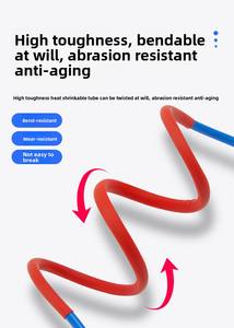 <span class=keywords><strong>Manchon</strong></span> thermorétractable, rapport de rétraction 2:1, matériau <span class=keywords><strong>PE</strong></span>/EVA, étanche, isolant pour câbles et barres omnibus, isolation 600V, -55°C +125°C - Product Image 3