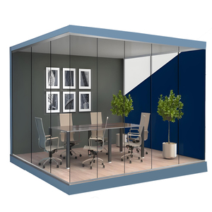 Tối giản kính không khung phân vùng văn phòng quản lý phòng bao vây tối đa hóa ánh sáng tự nhiên mở kế hoạch bố trí văn phòng - Product Image 4