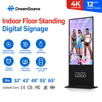 Señalización Digital Vertical para Tiendas, Pantalla Táctil Interactiva de 43, 49, 55 y 65 Pulgadas, 4K, para Publicidad en Comercios