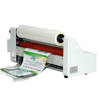 Machine à plastifier de bureau BY-V350 A3/A4/A5 à froid et à chaud avec moteur 500W et largeur de 335 mm