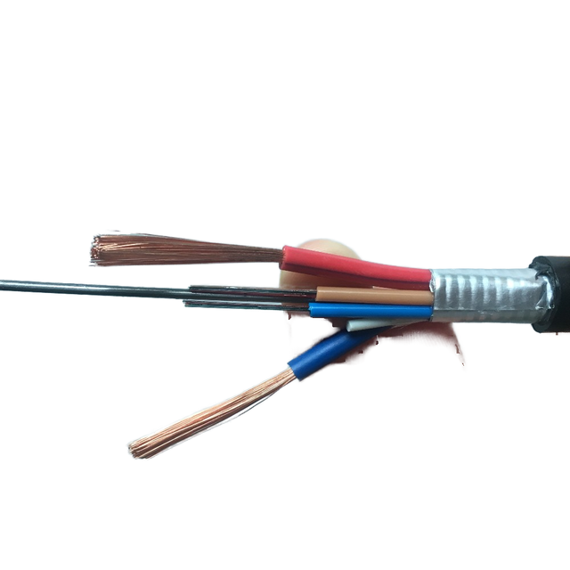 Hybrid Cable 4 Core 2*1.0mm Copper Conductor Photoelectric Fiber Optic Cable Price Copper Wire Hybrid Fiber Optic Cable