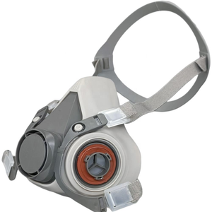 Masque respiratoire anti-poussière et anti-gaz réutilisable en silicone certifié CE, modèle 6200, vente en gros, masque chimique pour peinture au pistolet - Product Image 1