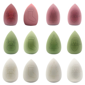 Éponge de maquillage ronde en microfibre sans latex réutilisable, applicateur doux pour fond de teint, outil cosmétique pour festivals - Product Image 3