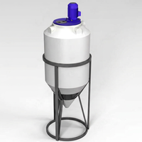 Réservoir d'agitation conique Flexicone 240 L avec moteur DC