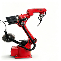 Brazo Robótico de Soldadura de Seis Ejes de Rendimiento Estable, Robot de Soldadura Automático con Programación CNC para Soldadura de Metales de Precisión