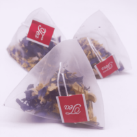 Sachets de thé aux pétales de lotus bleu séchés de qualité supérieure, personnalisables avec logo OEM, 3g
