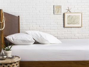 Hypoallergenic <b>Waterproof</b> 100% Cotton <b>Bed</b> Mat Knitted 300tc Fitted Mattress Protector - Product Image 6