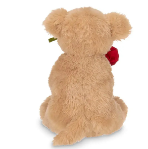 Sıcak satış yaratıcı sevgililer günü hediyeleri simüle doldurulmuş gül köpek bebek özelleştirilmiş romantik yavru peluş oyuncaklar - Product Image 4