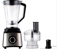 Mixeur de table électrique multifonctionnel 2-en-1/3-en-1/5-en-1/7-en-1 de 1,5 L à vitesse variable pour usage domestique et hôtelier