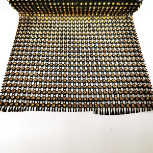 Shiny 30 Row Ss3.5 Pha Lê Lct Màu Đá Lưới Đen Nhựa Cơ Sở Strass Rhinestone Ribbon Cuộn Cho Trang Trí Đám Cưới - Product Image 4