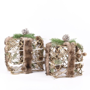 BSCI Nhà Máy Tùy Chỉnh Handmade Home Trong Nhà Xmas Bảng Giáng Sinh Trang Trí Nguồn Cung Cấp - Product Image 4
