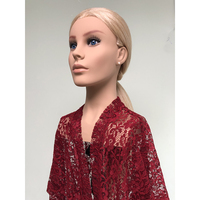 Tête de Mannequin Épaule Femme Type Européen, avec Cheveux, Prix de Gros, pour École de Coiffure ou Académie de Mariage