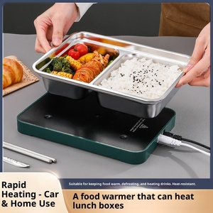Tablero de calentamiento multifuncional para mantener el desayuno y la leche caliente, almohadilla de calentamiento de temperatura constante para automóvil, comida calentada - Product Image 4