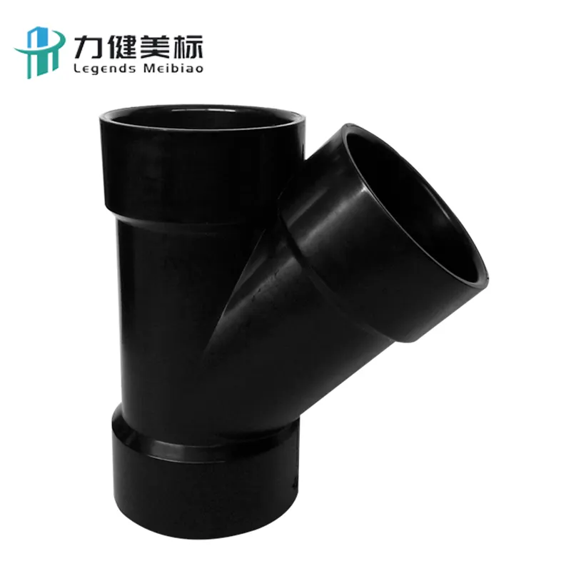 Factory Produce Sales Plastic Pipe And Pipe Fittings 3 Way Plumbing Materials ABS Pipe Fittings