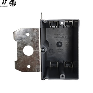 <span class=keywords><strong>1</strong></span>-<span class=keywords><strong>Gang</strong></span> xám PVC mới làm việc chuyển đổi/ổ cắm hộp với khung điều chỉnh 21 cu. in hộp điện vật liệu nhựa cho thị trường Mỹ - Product Image 1