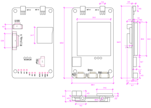 JS-X6S rtk gnss GPS Receiver cho thông minh nuôi Tương thích với Máy cắt cỏ bay không người lái robot nông nghiệp rtk gnss Receiver - Product Image 4