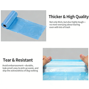 Bolsas para Excremento de Perro al por Mayor, Diseño Simple, Logotipo Personalizado, Material HDPE, Bolsa Compostable para Desechos de Mascotas con Dispensador - Product Image 3