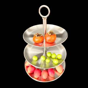 Soporte de Metal de Alta Calidad para Pasteles, Base Pulida para Postres, Ideal para Decoración de Eventos y Arreglos de Mesa para Celebraciones - Product Image 1