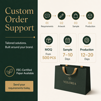 Sac en papier personnalisé 70 g/m² en carton recyclable avec poignées en corde et logo personnalisé en feuille d'or pour la vente au détail de luxe en gros