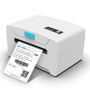 Mesin Pencetak Label dan Tanda Terima 80MM Printer Label Pengiriman dengan USB/BT untuk Shopee Wish Dhl Fedex Dhl Zj8600