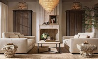 Armoire de Luxe Moderne en Bois, Design Cannelé, pour Chambres Parentales, Hôtels et Villas – Meuble de Prestige