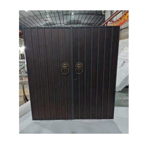 Cancello in Ferro Battuto a Doppia Anta per Giardino Stile Europeo - Product Image 2