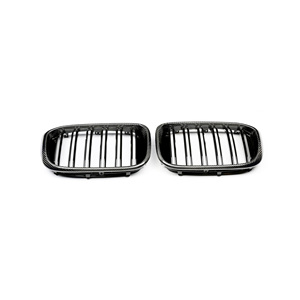 Parachoques delantero de fibra de carbono, parrilla de doble línea para <span class=keywords><strong>BMW</strong></span> <span class=keywords><strong>X4</strong></span> G02 <span class=keywords><strong>M40i</strong></span> 2018-21 - Product Image 4