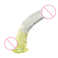 Vente en gros de Godemichés réalistes en gelée avec ventouse pour plaisir anal et vaginal, jouets sexuels pour adultes, et moules de godemichés réalistes de grande taille pour femmes et hommes