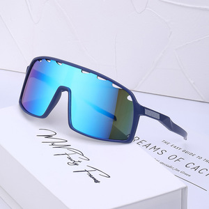 Nouvelles lunettes de cyclisme pour hommes avec verres polarisés, protection UV400, pour sports de plein air et conduite, monture PC, couleur marron - Product Image 4