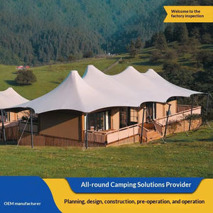 Alojamiento en Tienda de Campaña para Hoteles al Aire Libre, Estructura de Acero, Tienda de Campaña de Lona para Glamping, Tienda de Campaña Safari con Baño - Product Image 2