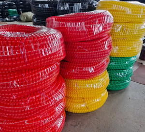 Fabricant de gros 3-30mm Durable, en forme de spirale, rapide à assembler des manchons d'emballage isolants en PE <span class=keywords><strong>pour</strong></span> fils et câbles. - Product Image 1