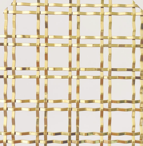 Maille en acier inoxydable doré avec diamants – Maille métallique résistante à l'humidité pour rangement de salle de bain et systèmes d'étagères organisés - Product Image 1