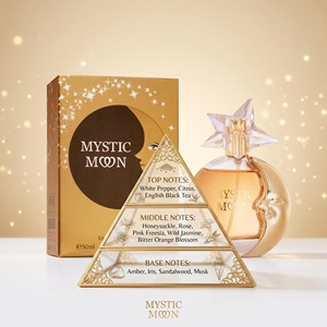<span class=keywords><strong>Parfum</strong></span> Eau de Toilette 50ml Mystic Moon Star pour Femme, Notes Florales Gourmandes Orientales Longue Durée, Vaporisateur Corporel <span class=keywords><strong>Parfum</strong></span>é pour la <span class=keywords><strong>Nuit</strong></span> - Product Image 3
