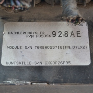 Computadora <span class=keywords><strong>de</strong></span> Motor <span class=keywords><strong>de</strong></span> <span class=keywords><strong>Segunda</strong></span> <span class=keywords><strong>Mano</strong></span> 300C para Grandvoyager 928AE Grand Cherokee Commander Patriot ECU 929AE Desmontaje <span class=keywords><strong>de</strong></span> Automóviles - Product Image 2