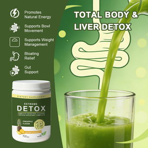 Poudre Détox Colon à Base de Fibres Végétales Naturelles Saveur Citron, Probiotiques Multiples, Réduit la Graisse Abdominale, Digestif pour Adultes - Product Image 4