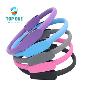 TopOne vente en gros maison Double couleur extensible doux Hula Fitness exercice cercle magique Yoga Pilates anneau - Product Image 3