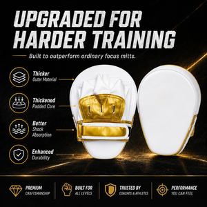 Factory Custom Professional Boxing Focus Mitts Punching Hand Target <b>Pad</b> Thickened Liner <b>for</b> MMA Muay Thai Kickboxing Training - Product Image 5