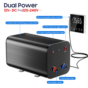 Chauffe-eau électrique OEM AC/DC 12V 220V pour bateau/yacht 10L/15L/20L/30L 1600W avec réservoir émaillé Classe A IPX4 CE Calentador - Product Image 4