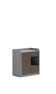Mueble de Té Moderno de Madera con Diseño Ecológico, Construcción Duradera, Herrajes de Hierro, Cajones para Exhibición y Almacenamiento de Té, Mueble Bar - Product Image 6
