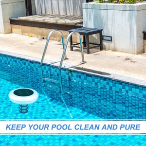 Purificateur d'eau <span class=keywords><strong>de</strong></span> <span class=keywords><strong>piscine</strong></span> extérieure domestique 45000 gallons Haute efficacité Élimination du chlore Ioniseur solaire portable Mini SUNRAY - Product Image 5