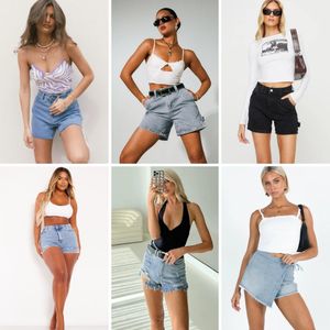 Gran oferta, pantalones cortos <span class=keywords><strong>de</strong></span> mezclilla <span class=keywords><strong>de</strong></span> verano <span class=keywords><strong>de</strong></span> moda <span class=keywords><strong>de</strong></span> cintura alta para <span class=keywords><strong>mujer</strong></span>, pantalones cortos <span class=keywords><strong>de</strong></span> mezclilla sexis informales ajustados, enviados al azar - Product Image 5