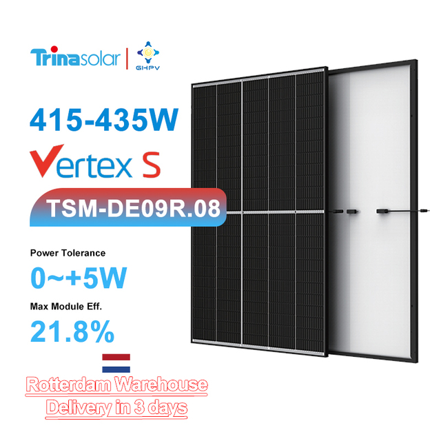 Tier 1 Trina Solar Panels 400W 425W 550W 650W High Quality Mono Solar Panel for Europe
